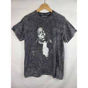 The Notorious BIG Shirt Size Medium Black B.I.G. Biggie Smalls Short Sleeve Top